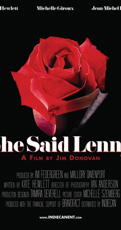 She Said Lenny (2010) poster