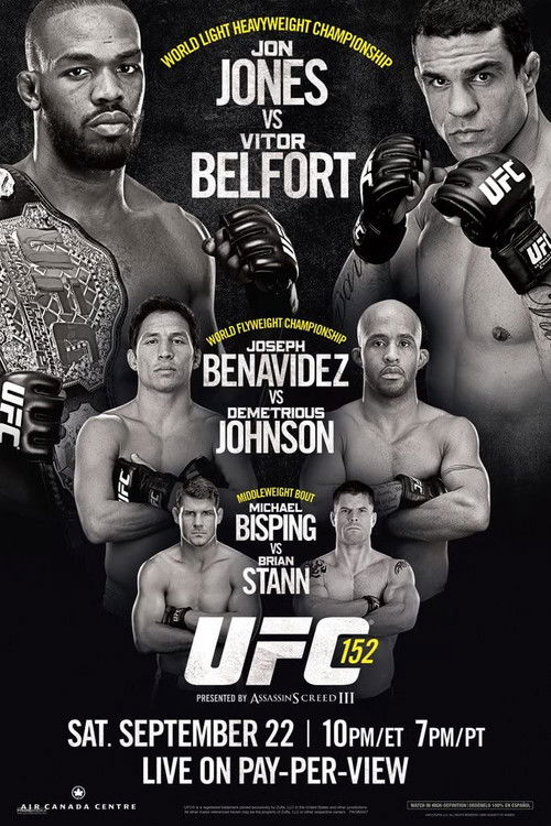 UFC 152: Jones vs. Belfort (2012) poster