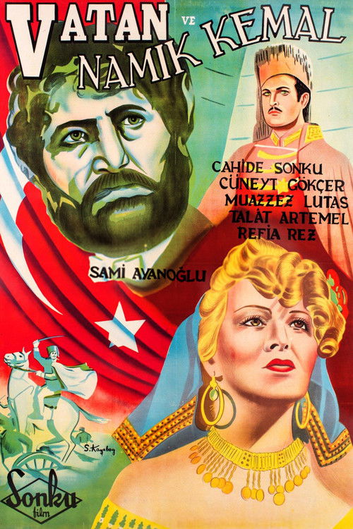 Vatan ve Namık Kemal (1951) poster