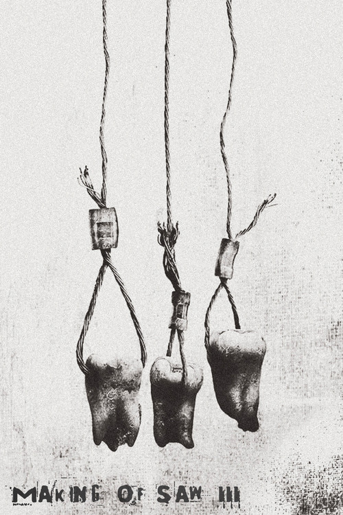 Making of Saw III (2007) poster