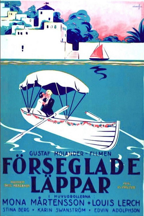 Förseglade läppar (1927) poster