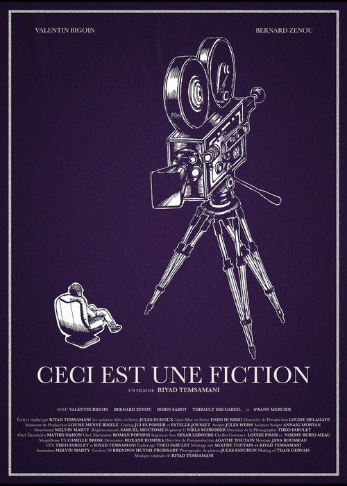 CECI EST UNE FICTION poster