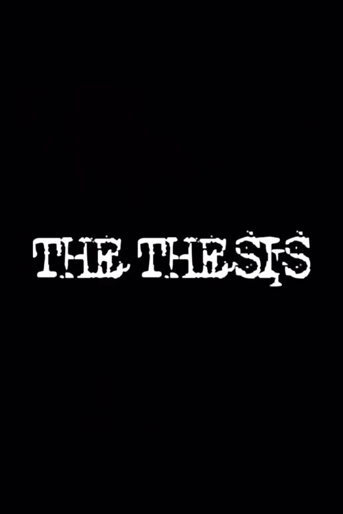 The Thesis (2025) poster