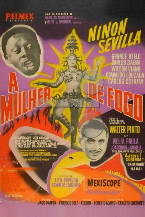 Mujeres de fuego (1958) poster