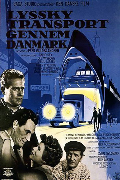 Lyssky transport gennem Danmark (1958) poster