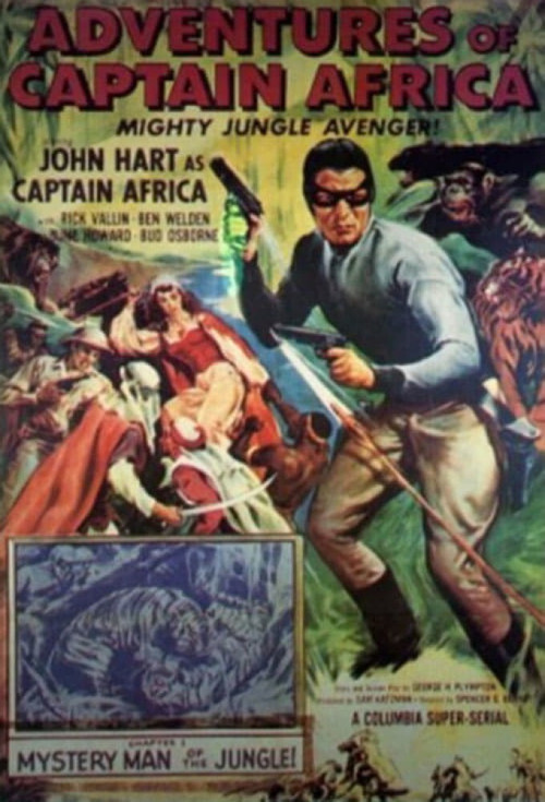 Adventures of Captain Africa (1955) poster