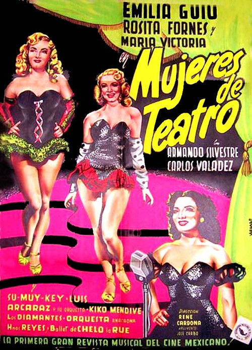 Mujeres de teatro (1951) poster