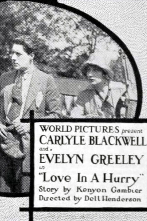 Love in a Hurry (1919) poster