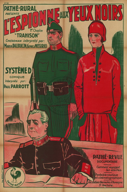 L'espionne aux yeux noirs (1926) poster
