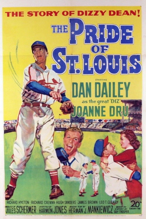 The Pride of St. Louis (1952) poster