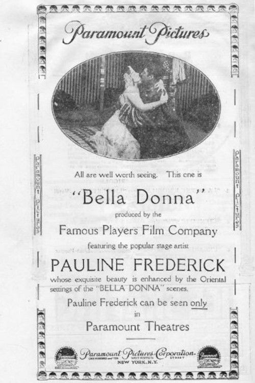 Bella Donna (1915) poster