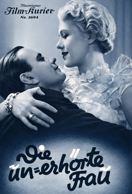 Die un-erhörte Frau (1936) poster