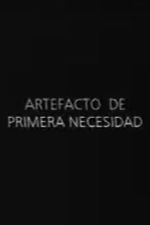 Artefacto de primera necesidad (1994) poster
