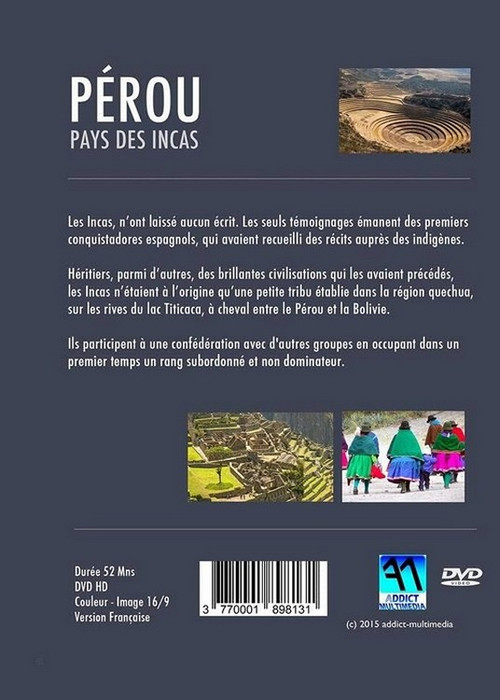 Pérou: Pays des Incas (2015) poster