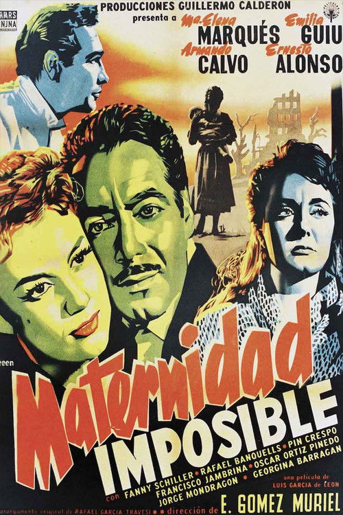 Maternidad imposible (1955) poster