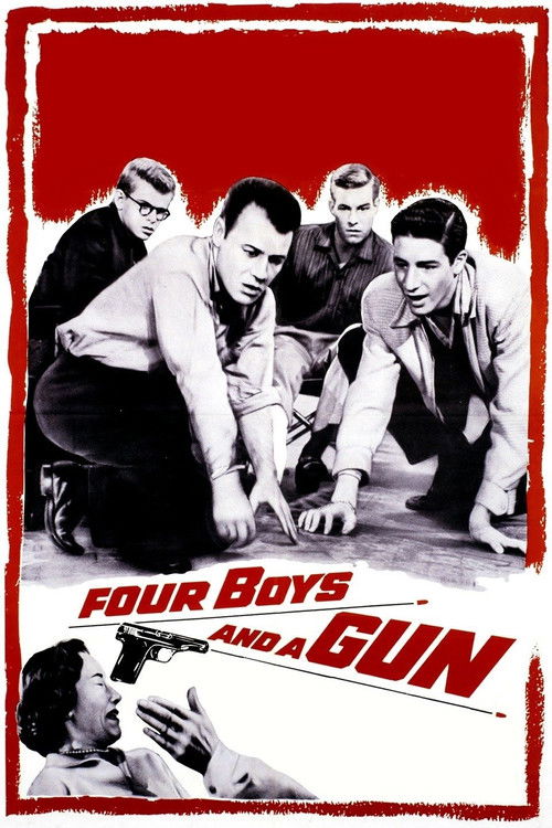 Four Boys and a Gun (1957) poster
