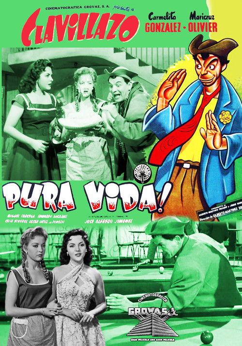 Pura vida (1956) poster