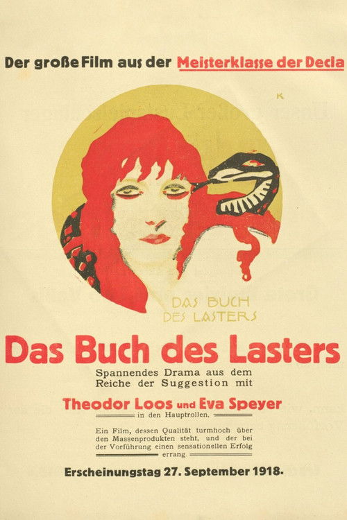 Das Buch des Lasters (1917) poster