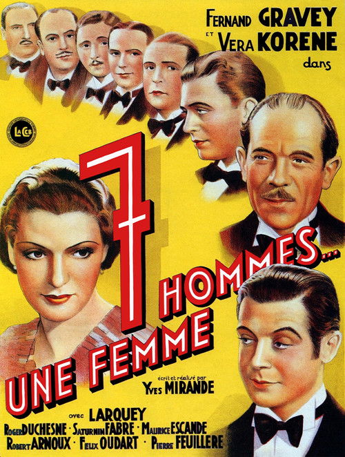 Seven Men, One Woman (1936) poster