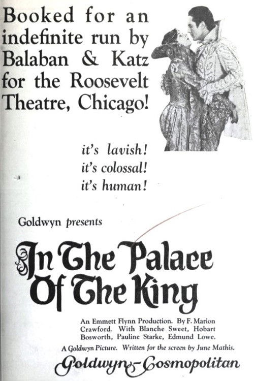 In the Palace of the King (1923) poster