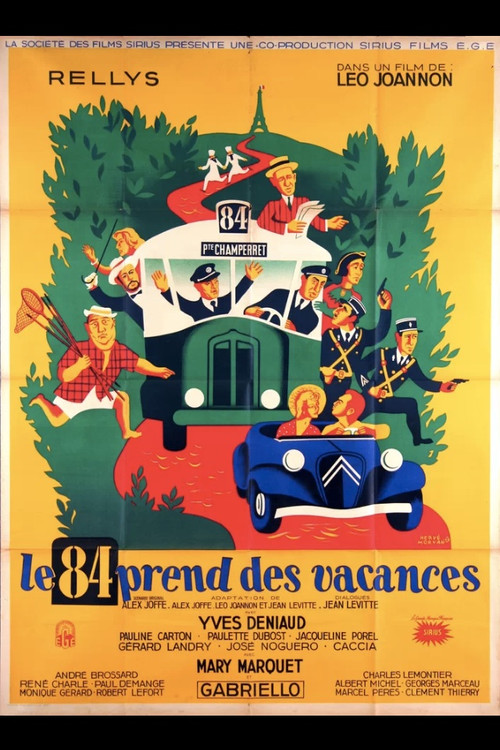 Le 84 prend des vacances (1950) poster