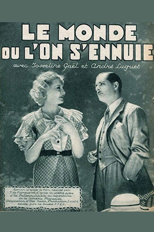 Le monde où l'on s'ennuie (1935) poster