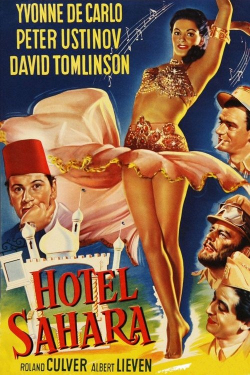 Hotel Sahara (1951) poster