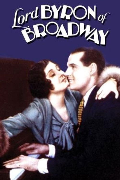 Lord Byron of Broadway (1930) poster