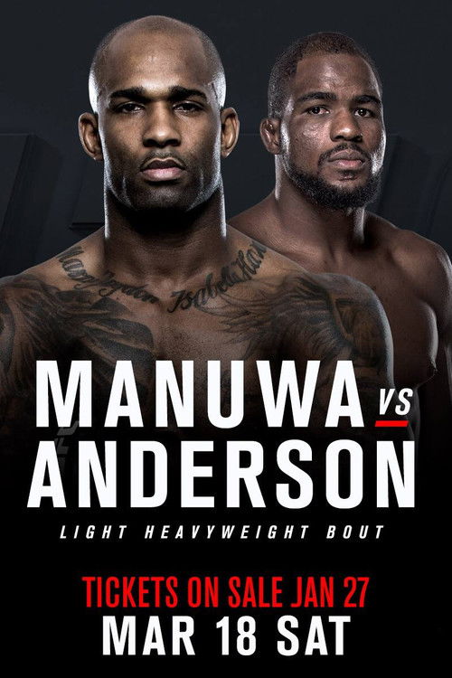 UFC Fight Night 107: Manuwa vs. Anderson (2017) poster