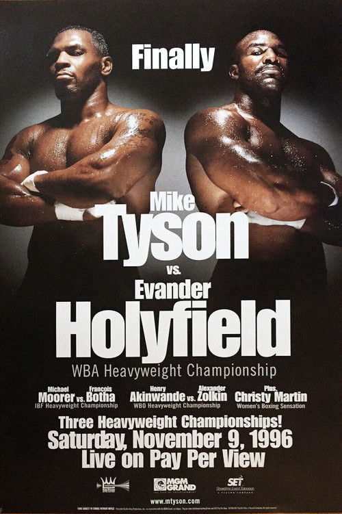 Mike Tyson vs. Evander Holyfield I (1996) poster
