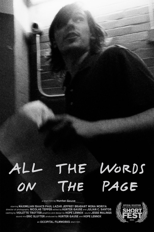 All the Words on the Page (2024) poster
