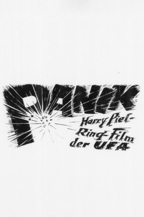 Panik (1928) poster