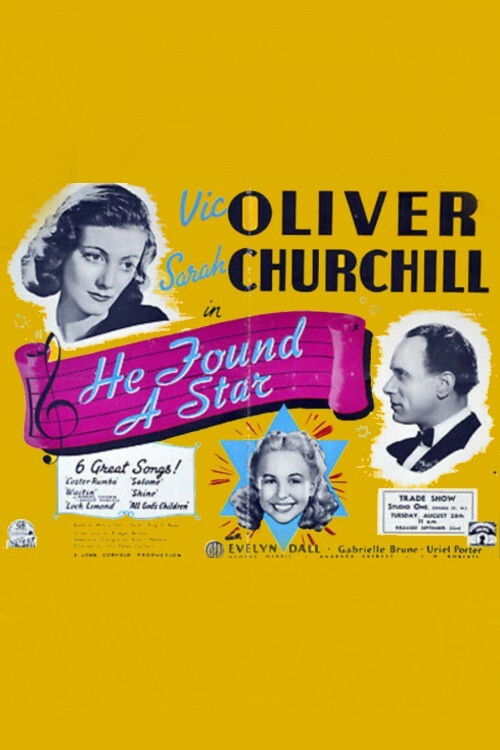 He Found a Star (1941) poster