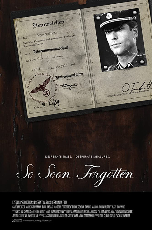 So Soon Forgotten (2009) poster