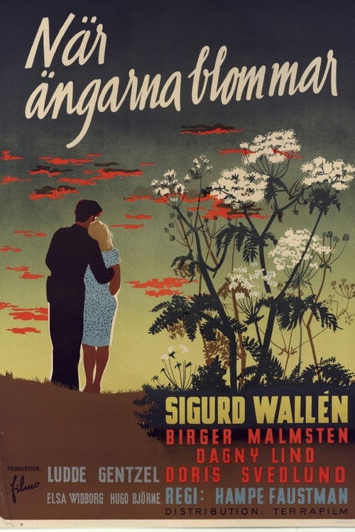 När ängarna blommar (1946) poster