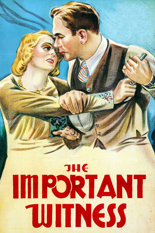The Important Witness (1933) poster
