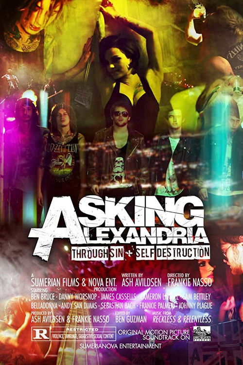 Asking Alexandria | Through Sin + Self Destruction (2012) poster