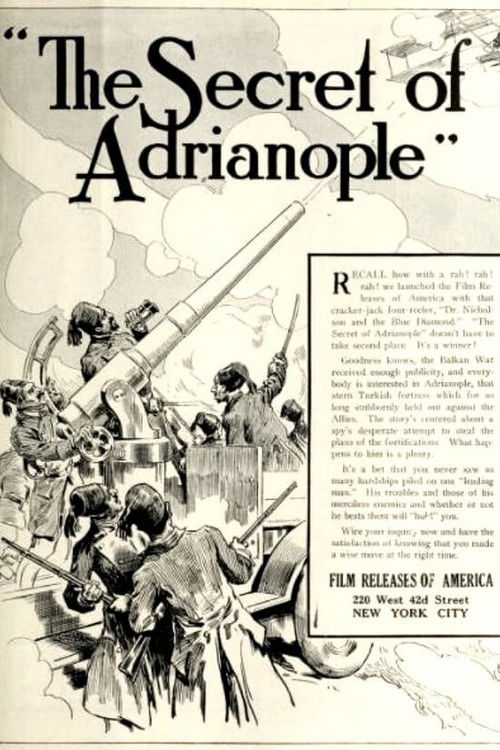 The Secret of Adrianople (1913) poster