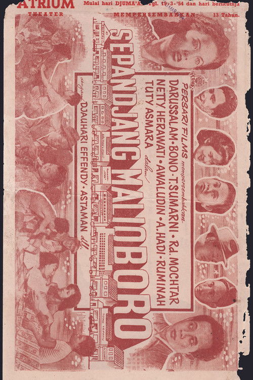 Sepandjang Malioboro (1951) poster