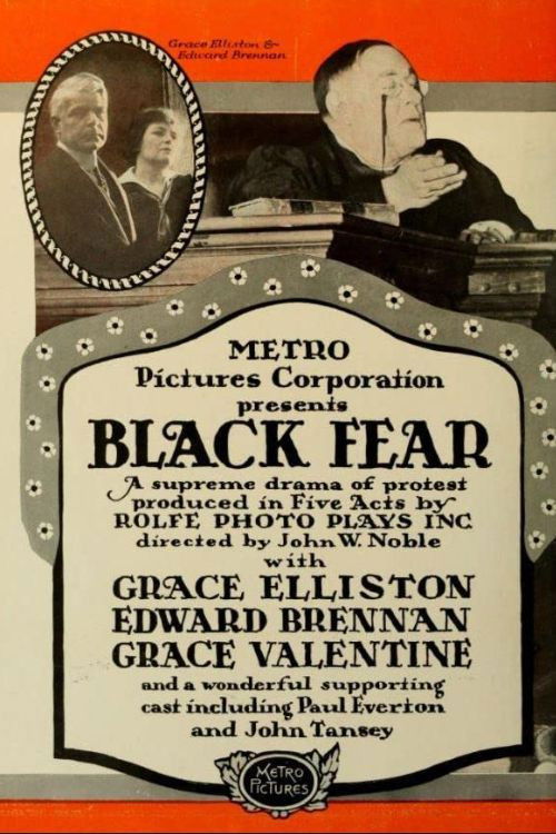 Black Fear (1915) poster
