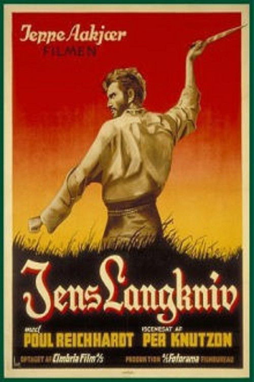 Jens Langkniv (1940) poster