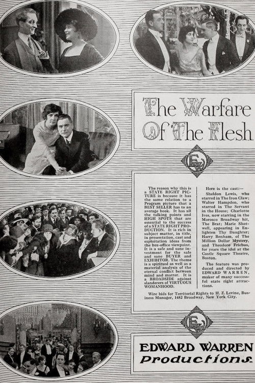 The Warfare of the Flesh (1917) poster