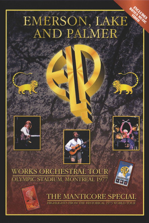 Emerson, Lake & Palmer: Works Orchestral Tour (1977) poster