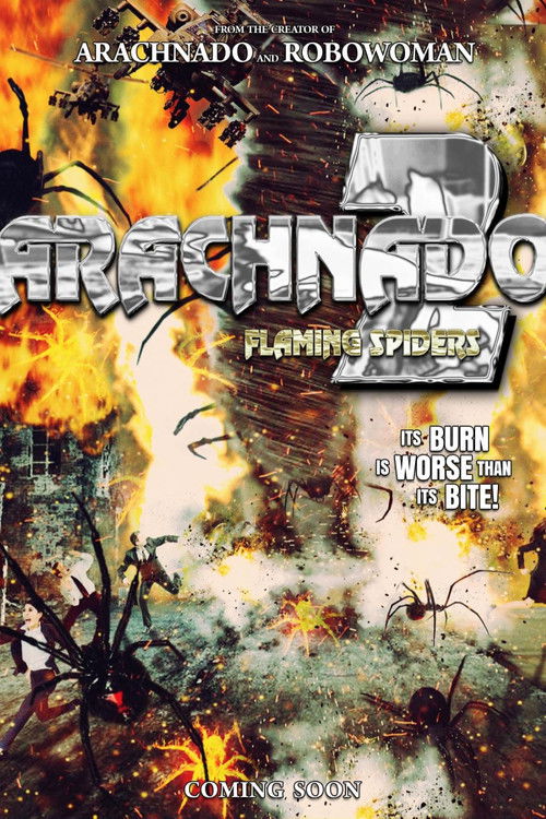 Arachnado 2: Flaming Spiders (2022) poster
