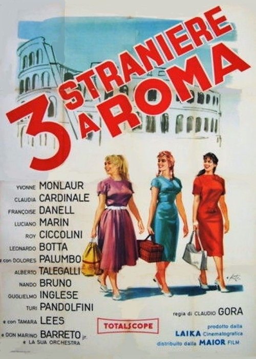 3 straniere a Roma (1958) poster