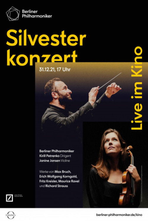Berliner Philharmoniker 2021/22: Silvesterkonzert mit Kirill Petrenko und Janine Jansen (2021) poster