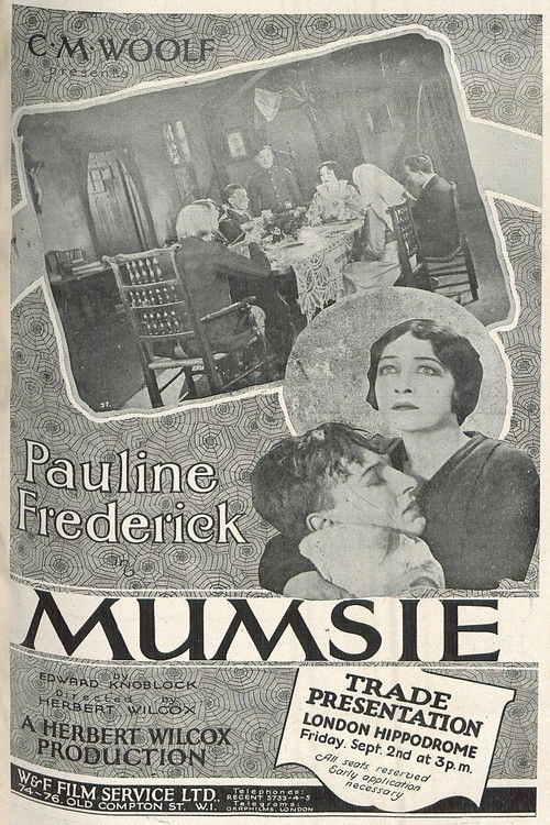 Mumsie (1927) poster
