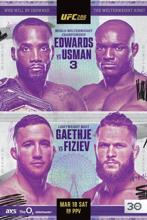 UFC 286: Edwards vs. Usman 3 (2023) poster