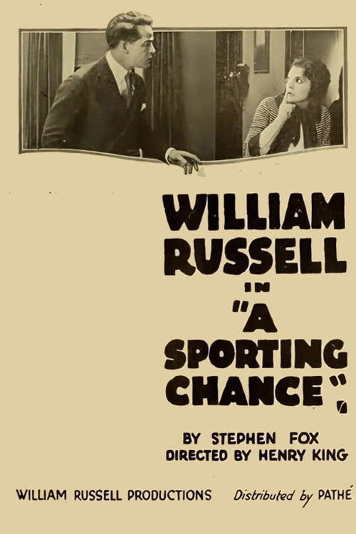 A Sporting Chance (1919) poster