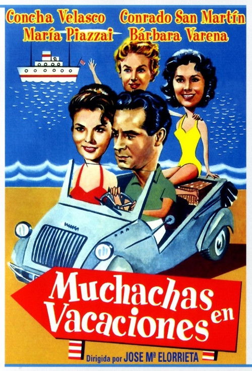 Muchachas en vacaciones (1958) poster